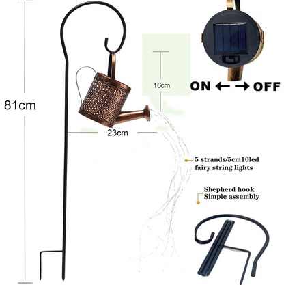 dimension de Lampe solaire extérieur 81cm