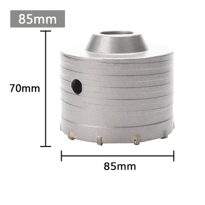 dimensions scie cloche Carbure percage beton  85mm