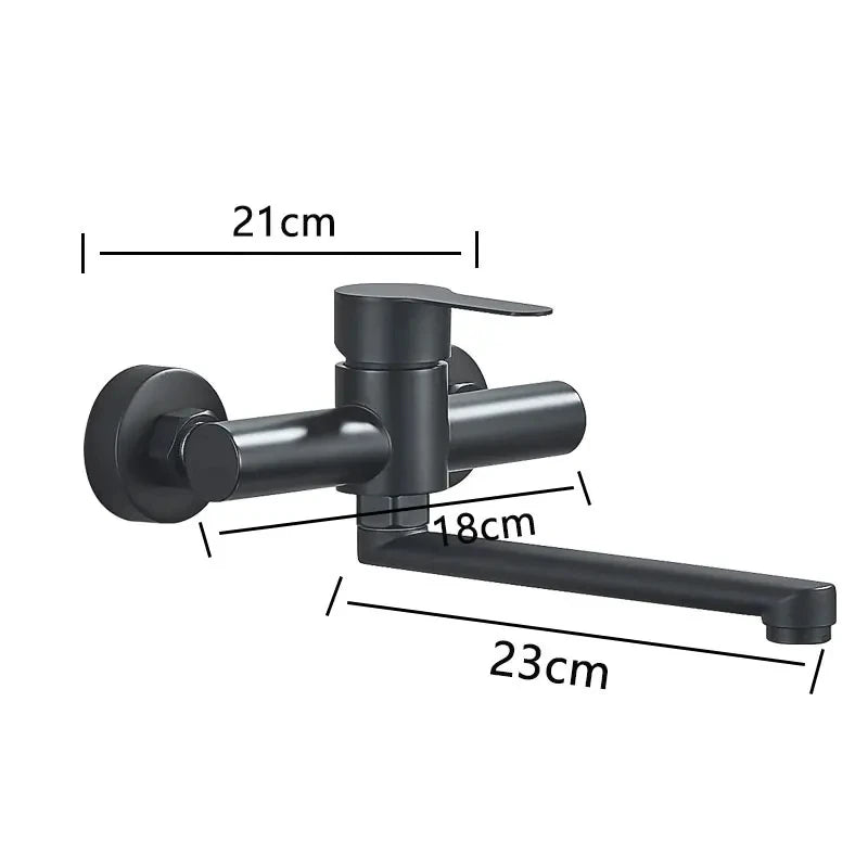 Dimensions du Robinet de cuisine noir 