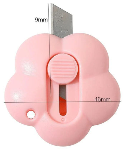 Dimensions du cutter rose en forme d'étoile
