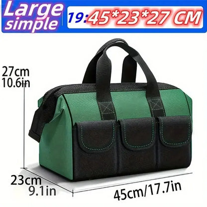 dimensions sac pour outils vert noir large simple 19pouces