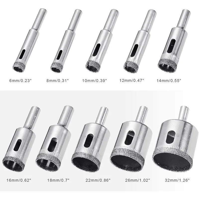 dix Scie cloche differentes dimensions percer metal