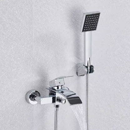 douchette robinet de Mitigeur baignoire argenté coulant