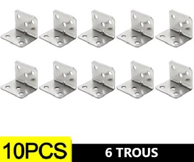 equerre de fixation Lot dix pieces six trous