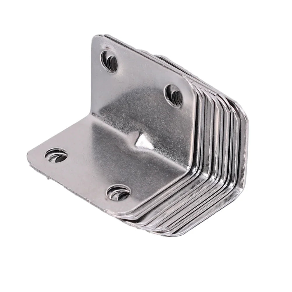 equerre de fixation Lot pieces  quatre trous 