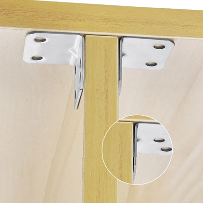 equerre de fixation Renforcement etageres forme de T