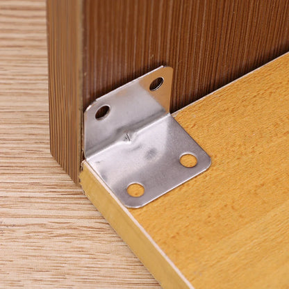equerre de fixation quatre trous Fixation deux  meubles differents 