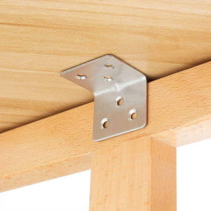 equerre de fixation six trous  Fixation renforcement deux  meubles 