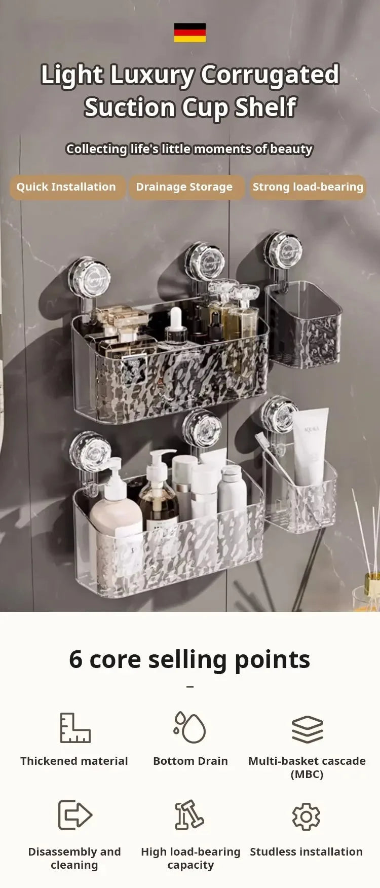etagere salle de bainpolyvalence et lumineux