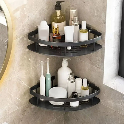 Étagère | Étagère salle de bain-Organiseur de rangement pour cuisine – Support en alliage