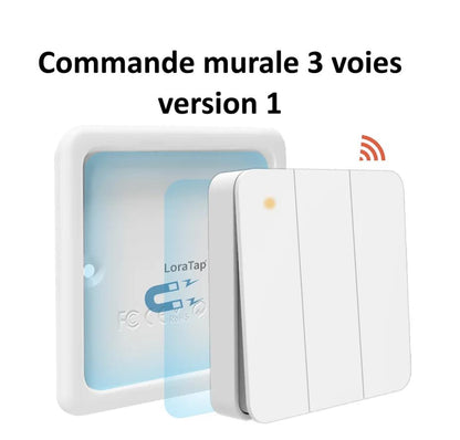 Interrupteur de commande trois voies zigbee