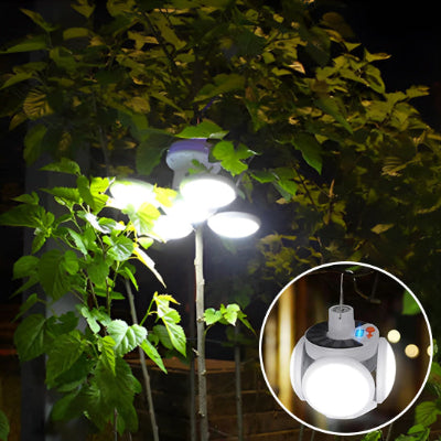 jardin éclairé la nuit par Lampe solaire extérieur ,Lampe solaire multifonction