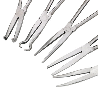 Jeu de cinq pince en métal carbone