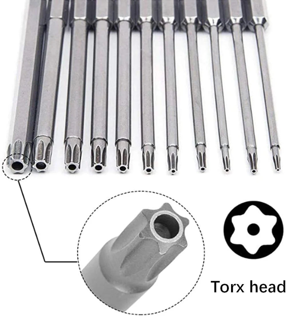 kit de Forets et  embouts tournevis torx ,tete ambouts