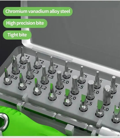 kit Tournevis de precision chrome vanadium