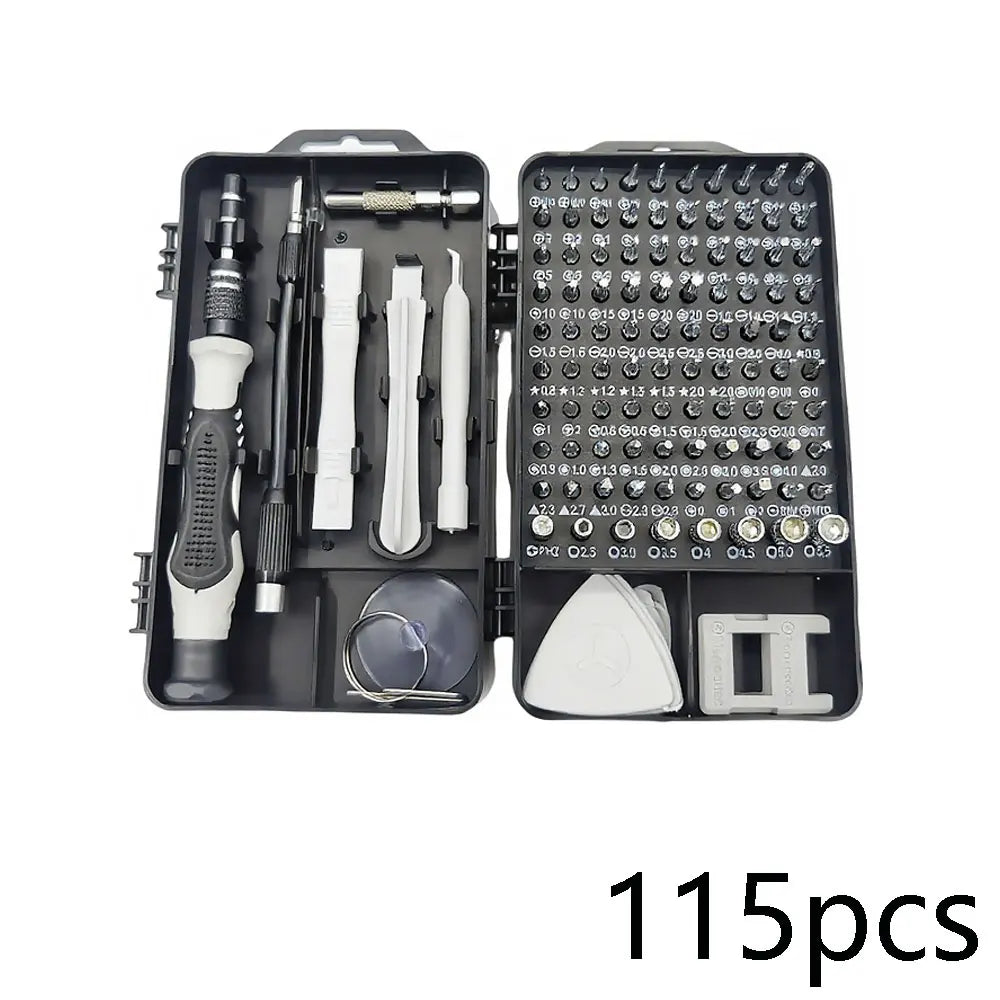 kit noir de tournevis 115 en 1