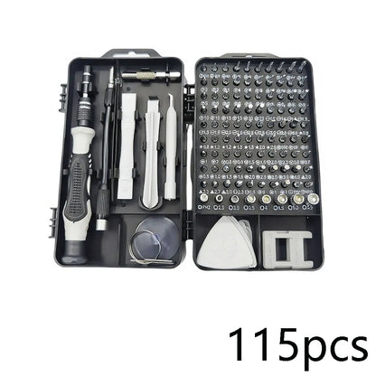 kit noir de tournevis 115 en 1