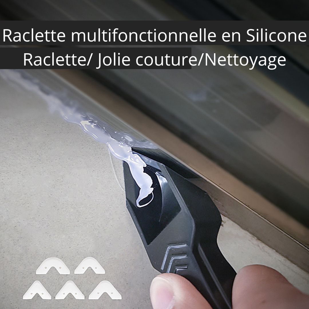 Main utilisant lisseur joint multifonction noir, silicone