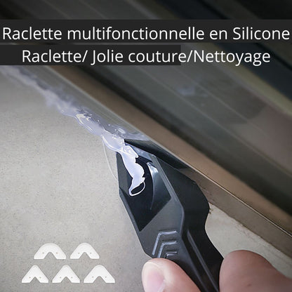 Main utilisant lisseur joint multifonction noir, silicone