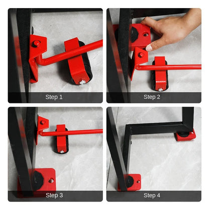 main tiens une piece du leve meuble rouge déménagement facile