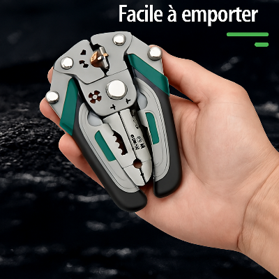 main tiens pince a dénuder pliable facile a emporter à poignee antidérapante et durable
