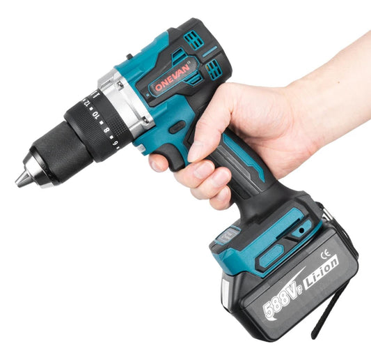 main-tient-Perceuse-electrique-Brushless-noire-bleue-per_age-bois-mur-carrelage-tole-acier