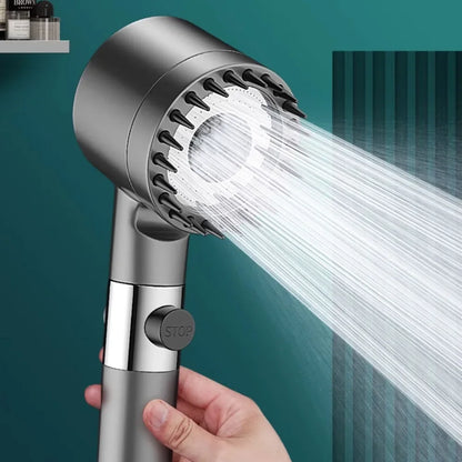 main tient Pommeau de douche haute pression , mode pulverisateur