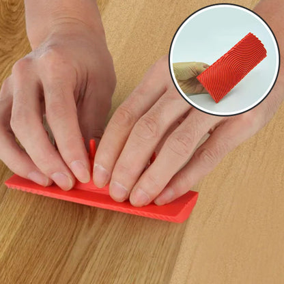 Rouleau peinture effet bois imitation veinage, outil de décoration murale pour faux bois, mains peint avec Rouleau peinture 