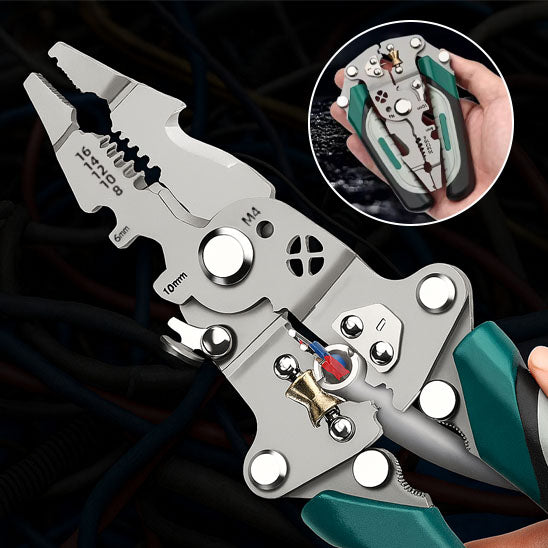  pince a denuder pliable poignee ergonomique verte