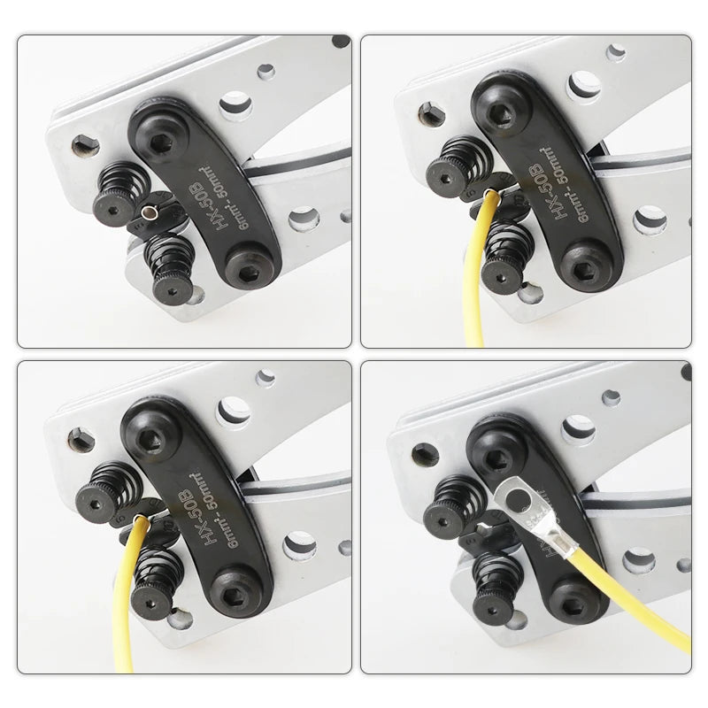 Pince a sertir | HexaForce™-Pince à Sertir Manuelle Portable 6-50 mm² -HX-50B –Puissance & Précision Professionnelle
