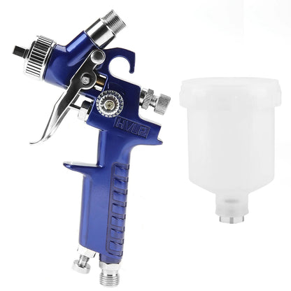 pistolet peinture bleu sans buse