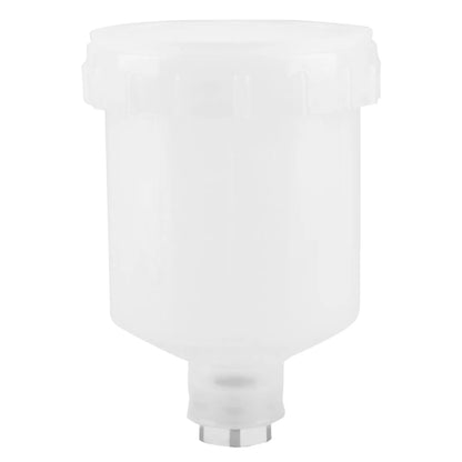 Réservoir blanc du pistolet peinture bleu