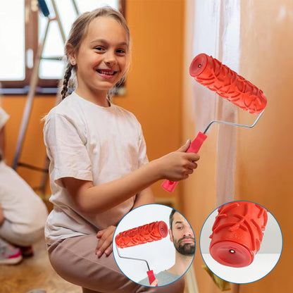 Rouleau peinture |décoratif à motifs –Idéal pour créer des textures élégantes et des motifs en relief sur vos murs. Effet texturé embossé à la maison comme en atelier.