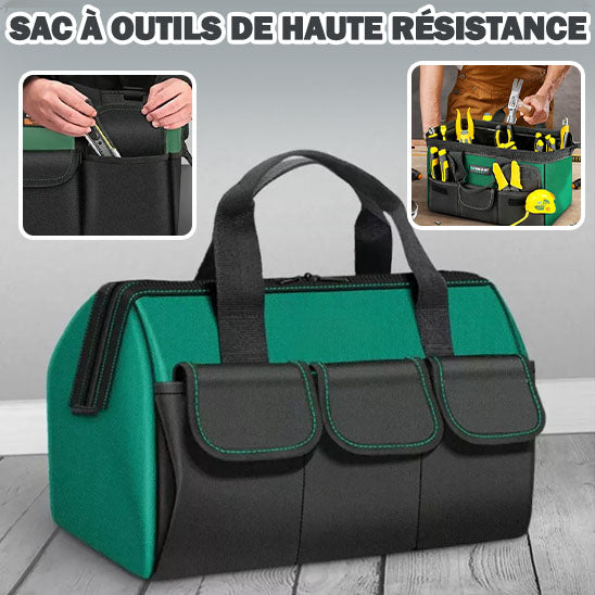 sac pour outils vert noir haute resistance