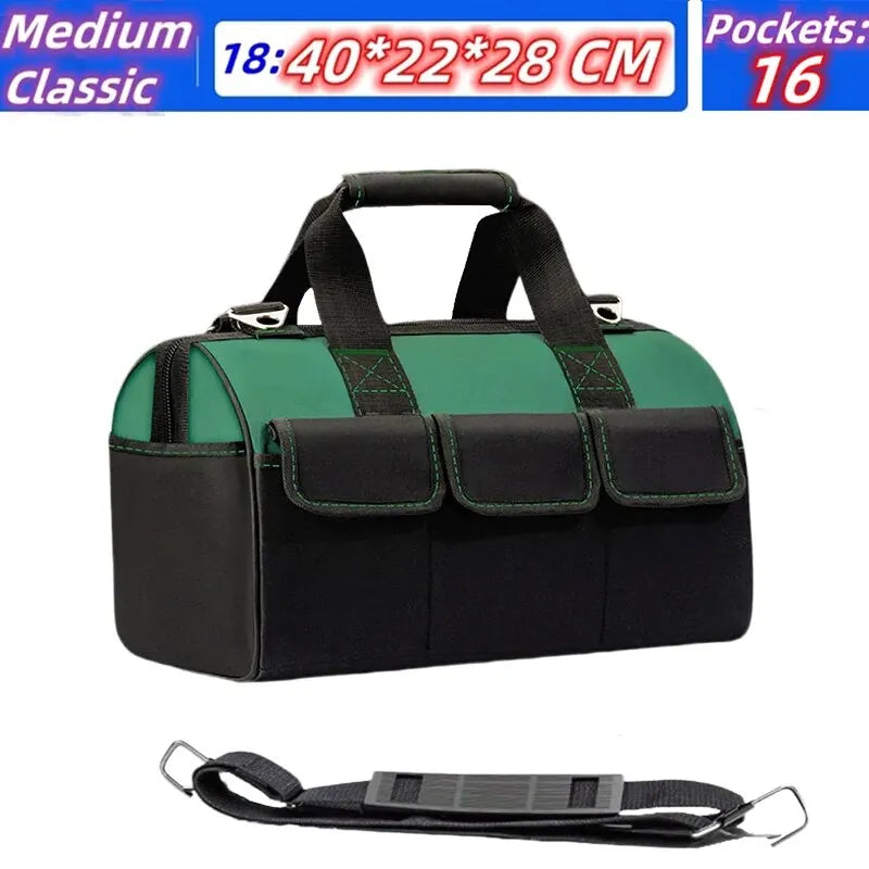 sac pour outils vert noir medium 18pouces
