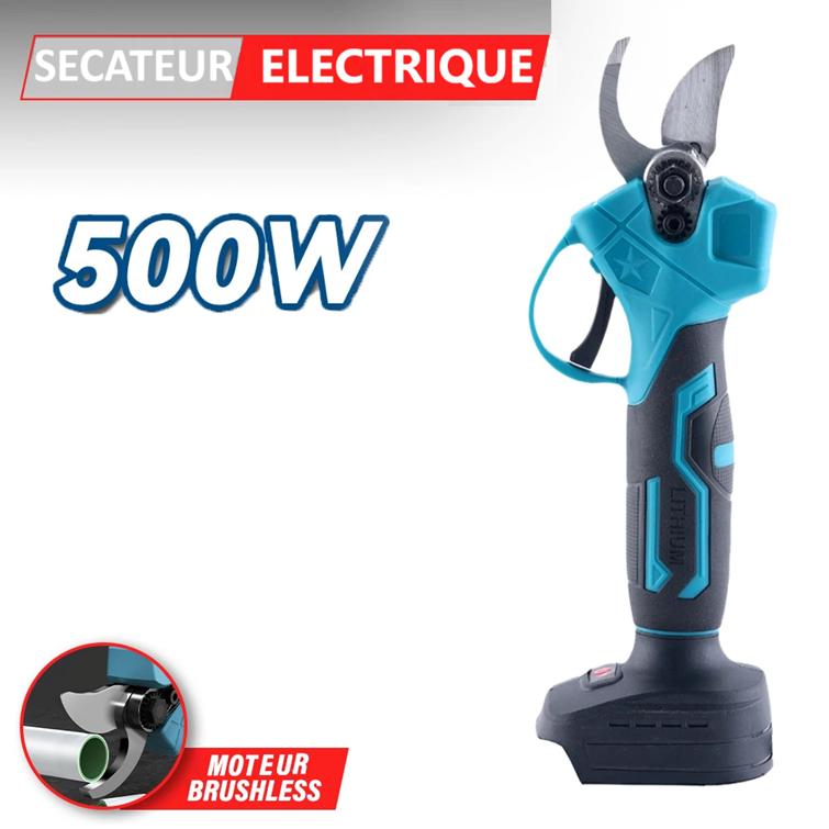 secateur electrique sans fil Puissance autonomie Precision confort moteur brushless