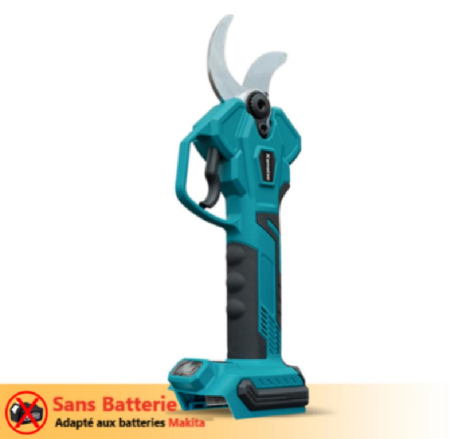 Sécateur électrique sans fil compatible avec batterie Makita pour la taille et la coupe des branches
