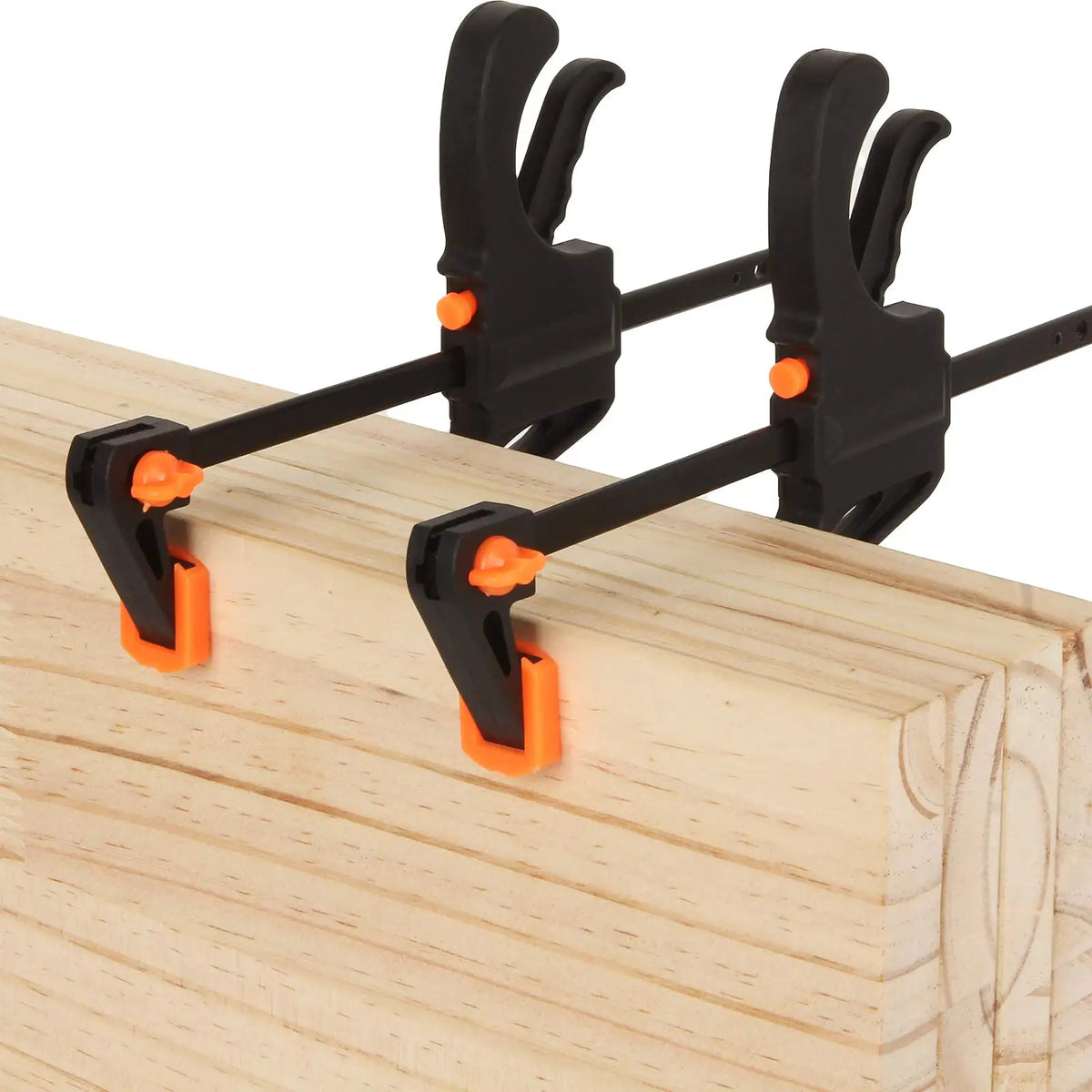 Lot de 2 serre joints monomanuels à serrage rapide pour fixation de tasseau en menuiserie