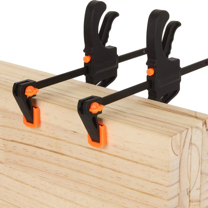 Lot de 2 serre joints monomanuels à serrage rapide pour fixation de tasseau en menuiserie