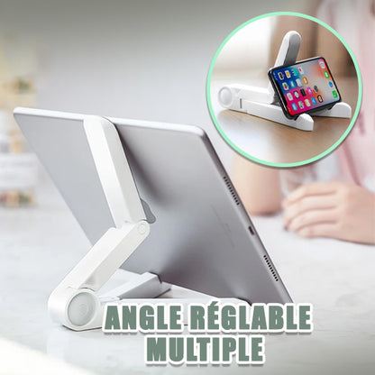 Support tablette blanc, angles réglables