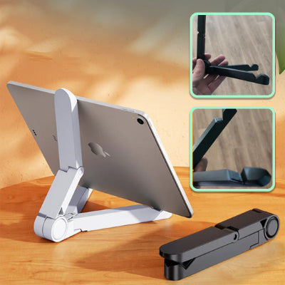 Support tablette  blanc , supports tablettes noirs ouverts