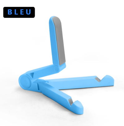 Support tablette bleu