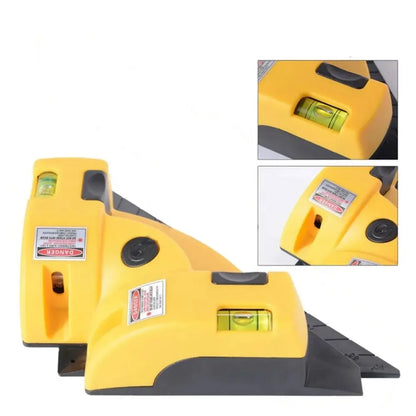 trois Niveau laser jaunes bulles 