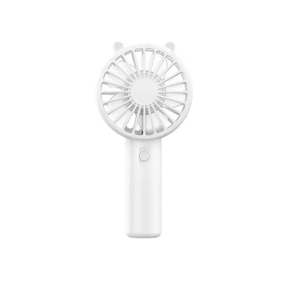 Un Mini ventilateur portable blanc
