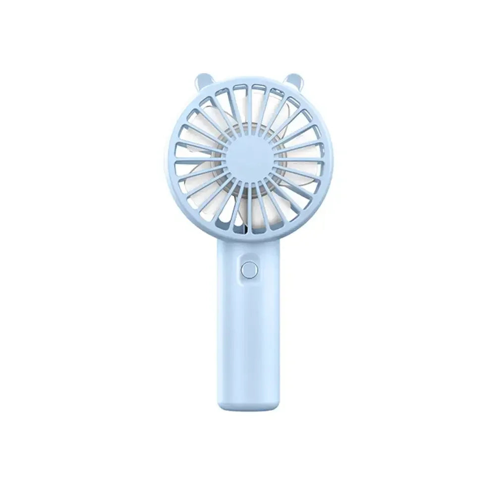 Un Mini ventilateur portable bleu