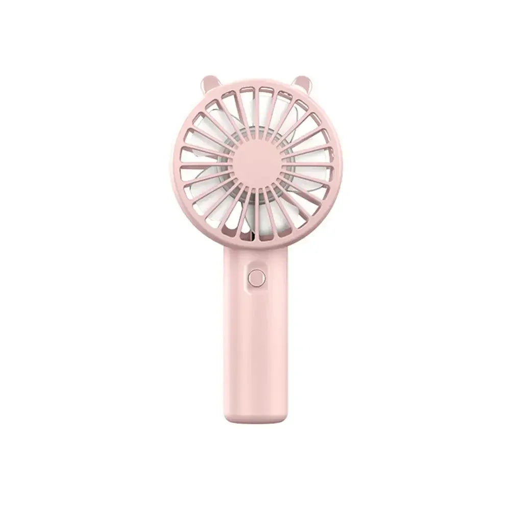 Un Mini ventilateur portable rose