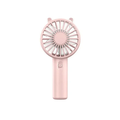 Un Mini ventilateur portable rose