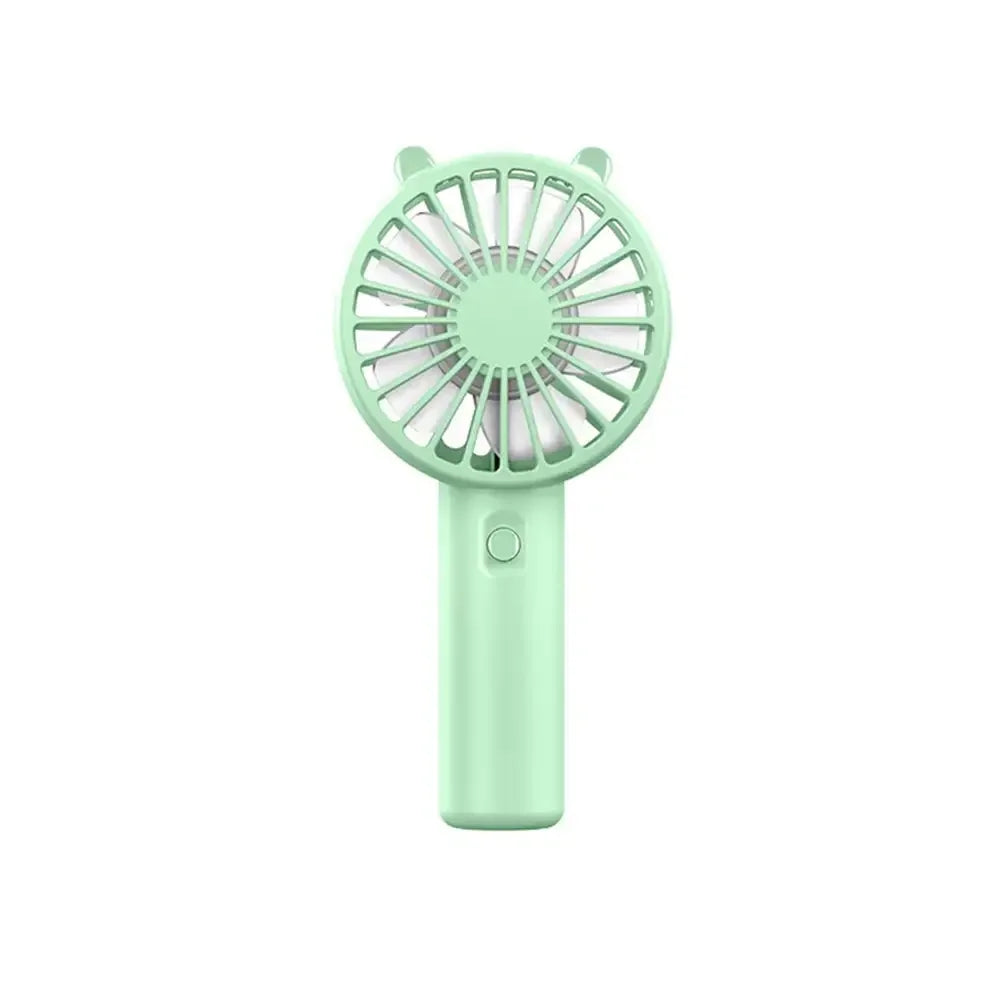 Un Mini ventilateur portable vert