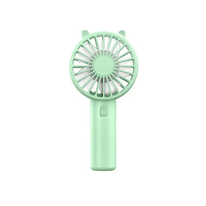 Un Mini ventilateur portable vert