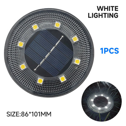 Une pièce de Lampe solaire exterieur lumière intense allumée